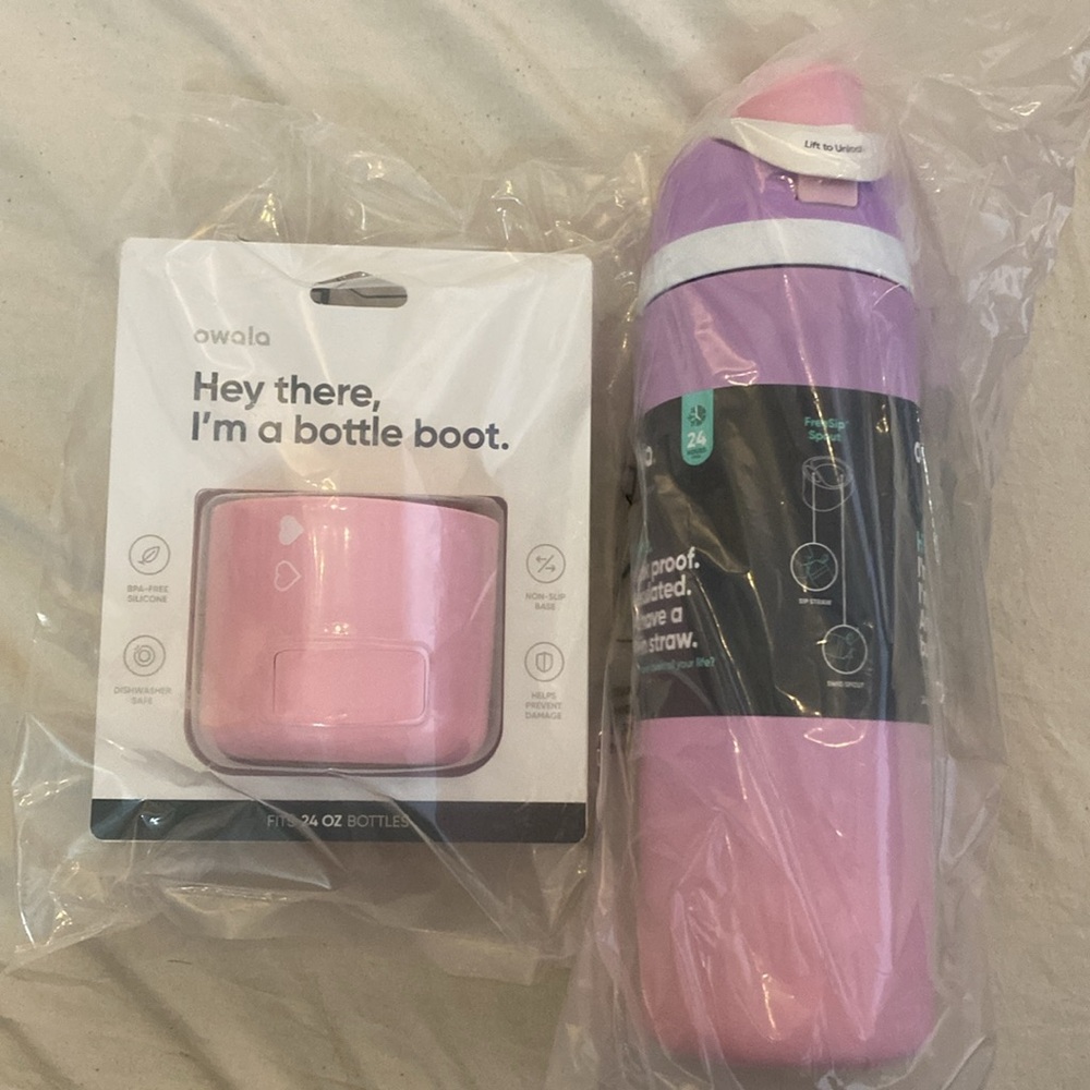 Owala Color Drop Soul Sisters Pastel Lavender Bottle